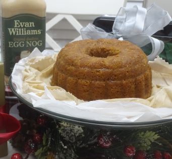 Try our Evan Williams Egg Nog Cake